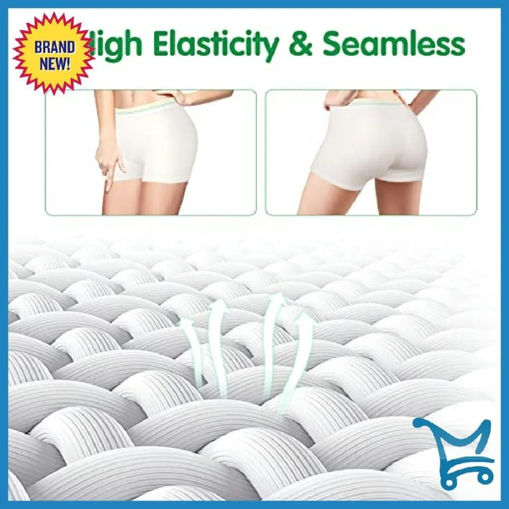 12 Pack Mesh Postpartum Underwear S/M Washable Breathable Hospital Recovery